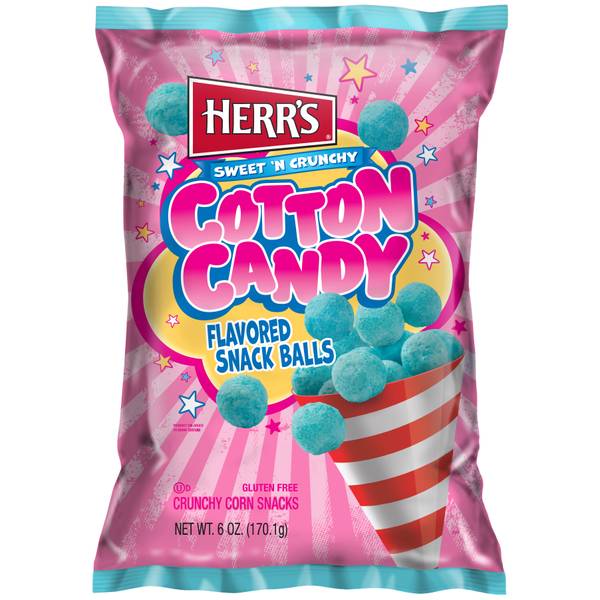 Herr's 6 oz Cotton Candy Snack Balls 7333 Blain's Farm & Fleet