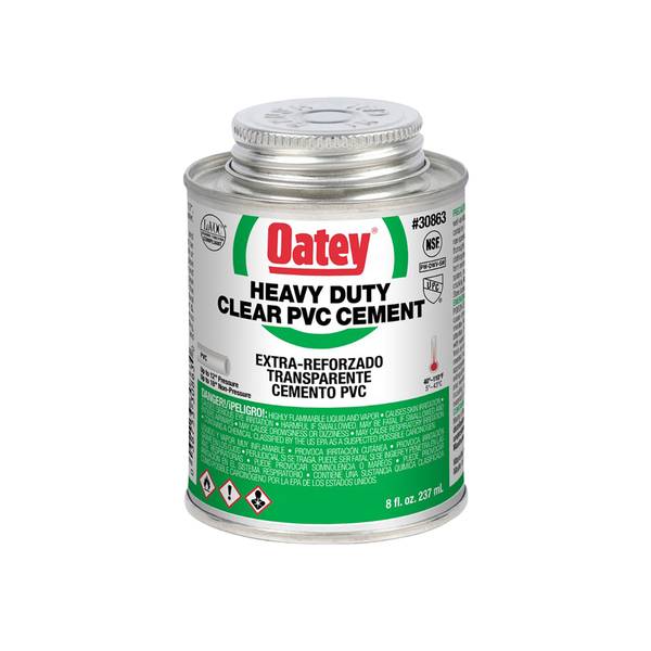 Photo of 8 oz Heavy Duty Clear PVC Cement
