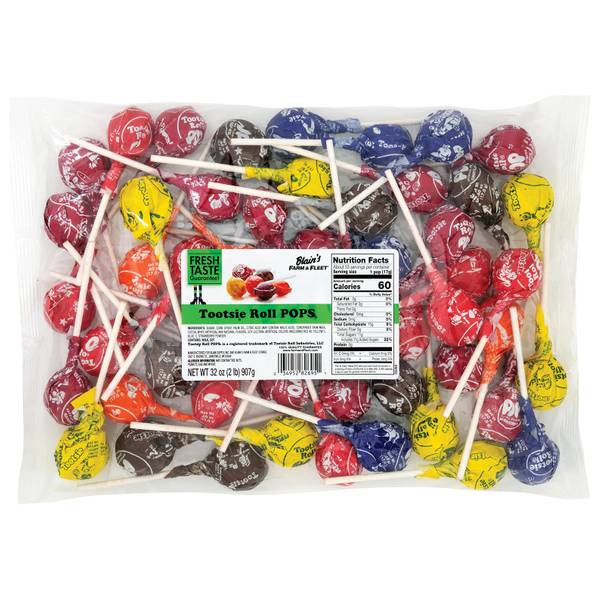 Blain�s Farm &amp; Fleet 32 oz Halloween Tootsie Pops 706868 Blain�s