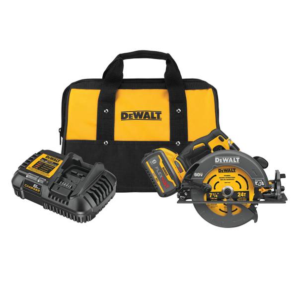 for sale online Battery + Charger DeWALT FLEXVOLT 60V MAX DCS578X1 7-1//4/" Circular Saw with Brake Kit