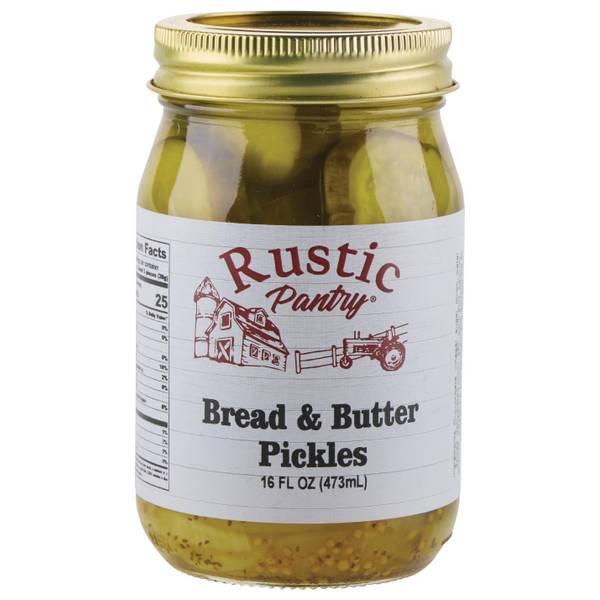 Rustic Pantry 16 oz Bread N' Butter Pickles 10215 Blain's Farm & Fleet