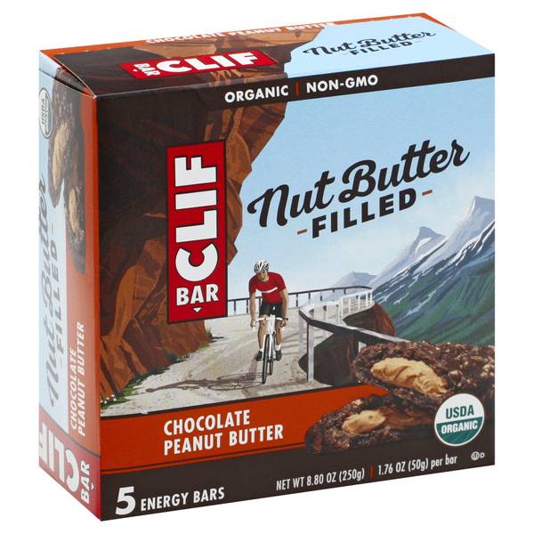 Clif Bar Chocolate Peanut Butter Energy Bar 12 pack