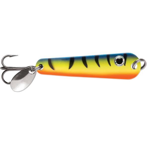 VMC ice fishing Rattle Spoon 3 Sizes (Lot of 3) Rainbow Trout jig