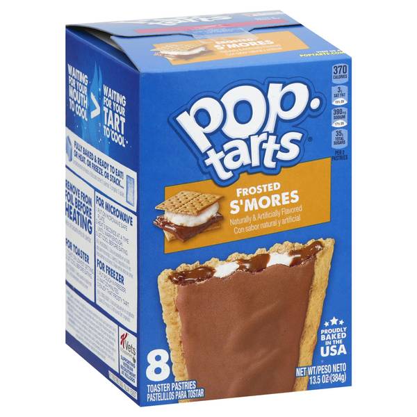 Pop Tarts 8 Count Frosted S'mores Toasted Pastries 218392 Blain's