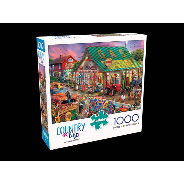 Country Life Antique Market 1000 Piece Jigsaw Puzzle