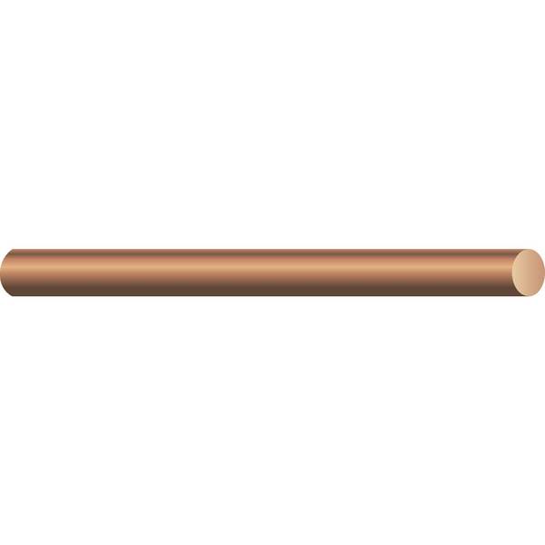 Southwire - 10638525 - Bare Copper Grounding Wire, 6 AWG, Solid, 25 ft