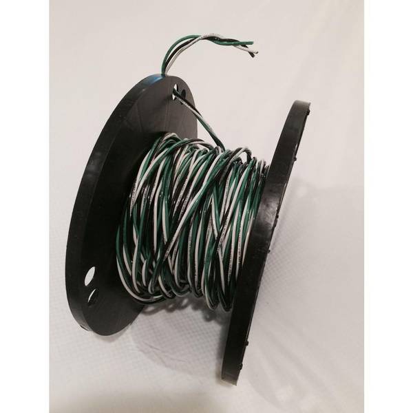 12/3 Solid CU CoilPAK SIMpull THHN Black White Green Southwire Tri-Wire 350 ft