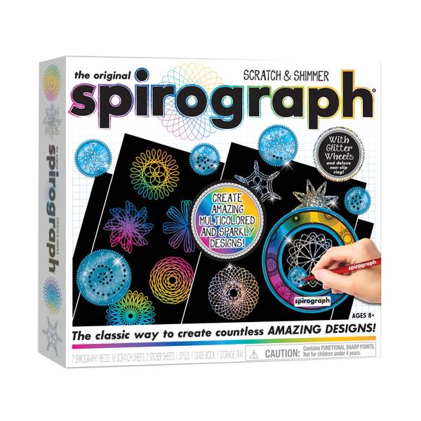 Spirograph Scratch and Shimmer Kit