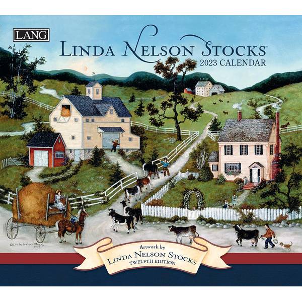 Lang 2023 Linda Nelson Stocks Wall Calendar - 24991001924 | Blain's