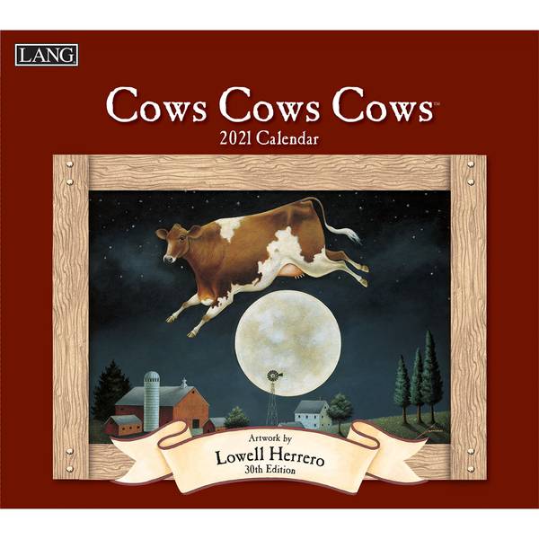 Lang Cows, Cows, Cows Wall Calendar 22991001909 Blain's Farm & Fleet
