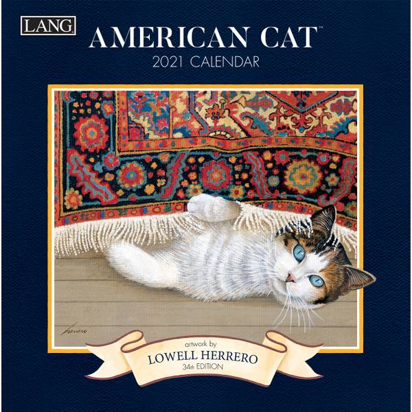 Lang American Cat Mini Wall Calendar - 21991079235 | Blain's Farm & Fleet