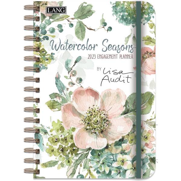 Lang Watercolor Seasons Spiral Engagement Planner 21991011110 Blain