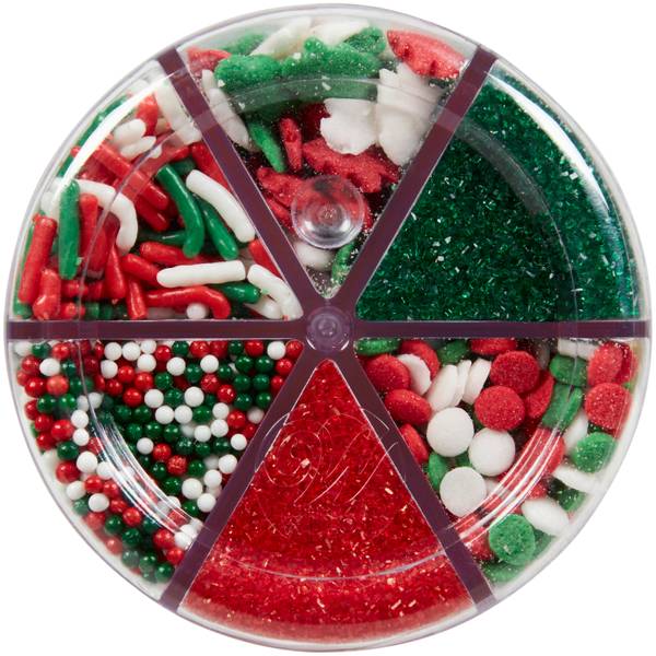 Wilton 4 oz Pearlized Snowflake Sprinkles Mix