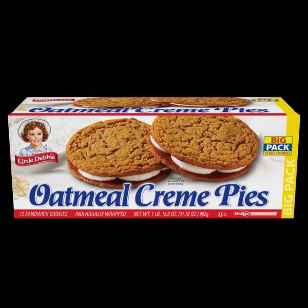 Little Debbie 12 Pack Oatmeal Creme Pies 2430004301 Blains Farm 