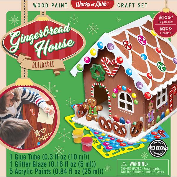 Works of Ahh! Gingerbread House Craft Kit - 21847 | Blain's Farm & Fleet