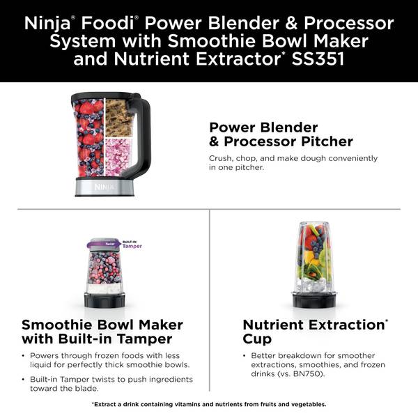 Ninja Foodi All-n-1 Kitchen System with Auto-iQ - SS351
