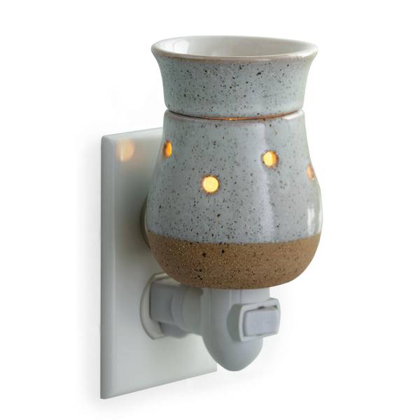 Candle Warmers Rustic White Pluggable Warmer