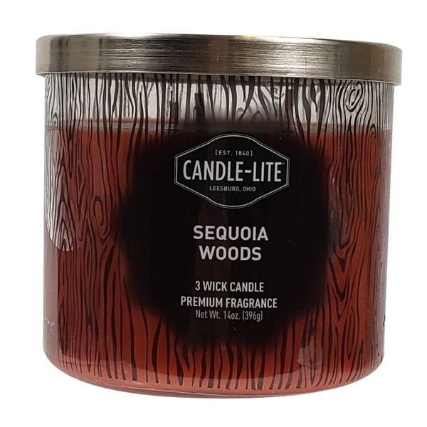 Candle-Lite 14 oz Sequoia Woods Candle - 4417510 | Blain's Farm & Fleet