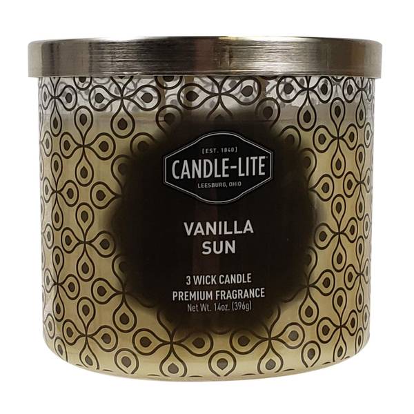 CandleLite 14 oz Vanilla Sun Candle 4417804 Blain's Farm & Fleet