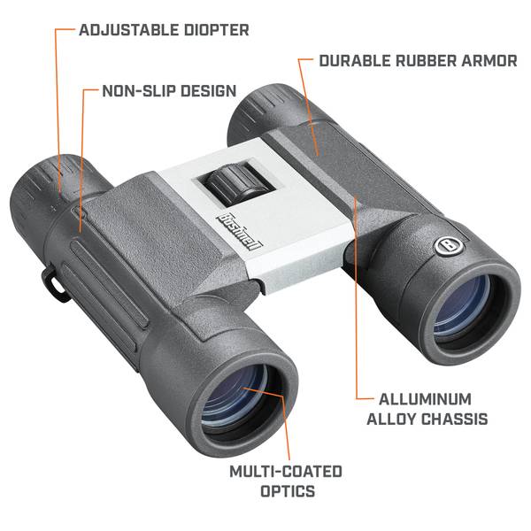 Bushnell Powerview 2 10 x 25mm Binoculars - PWV1025 | Blain's Farm