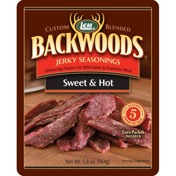 Backwoods Sweet & Hot Jerky Seasoning for 5 lbs 9141 Blain's Farm & Fleet