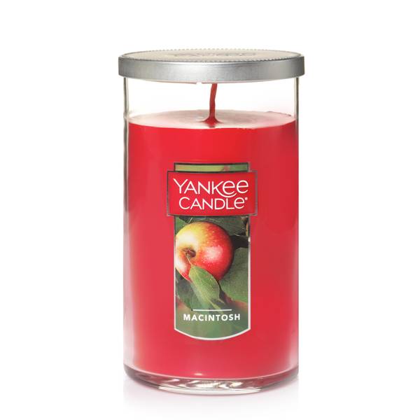 Yankee Candle Macintosh 12 oz Pillar Candle 1221202W Blain's Farm