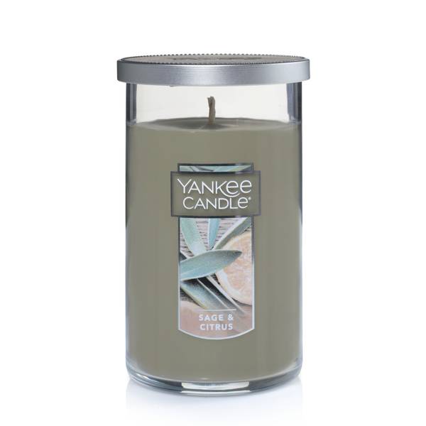 Yankee Candle 12 oz Sage & Citrus Pillar Candle 1221190W Blain's