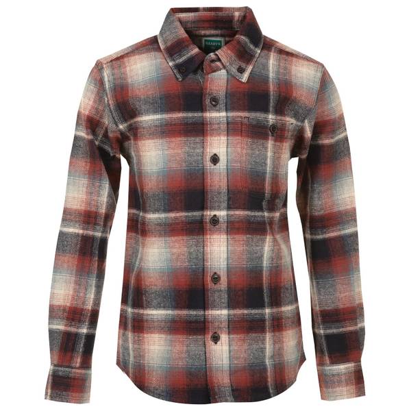 Hearth & Lodge Boy's Long Sleeve Button Shirt - 44535-001BL LB-6 ...