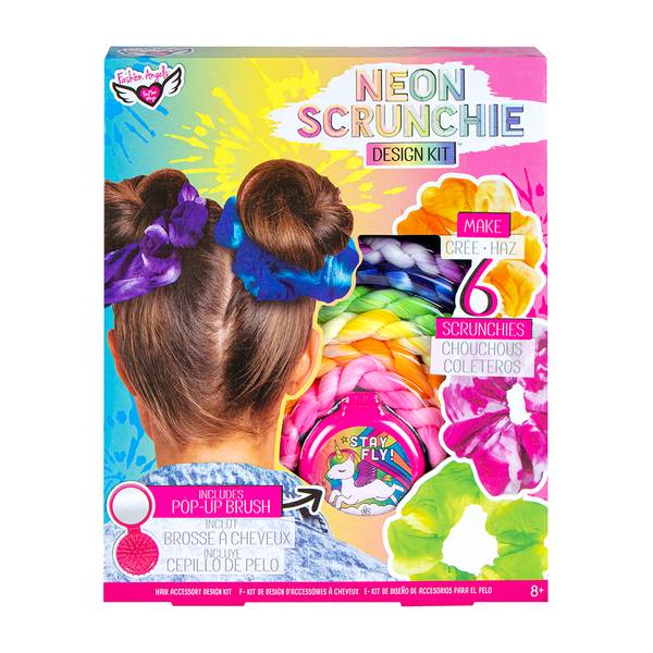 Fashion Angels Neon Tie Dye Scrunchie Design Kit 12482 Blain's Farm & Fleet