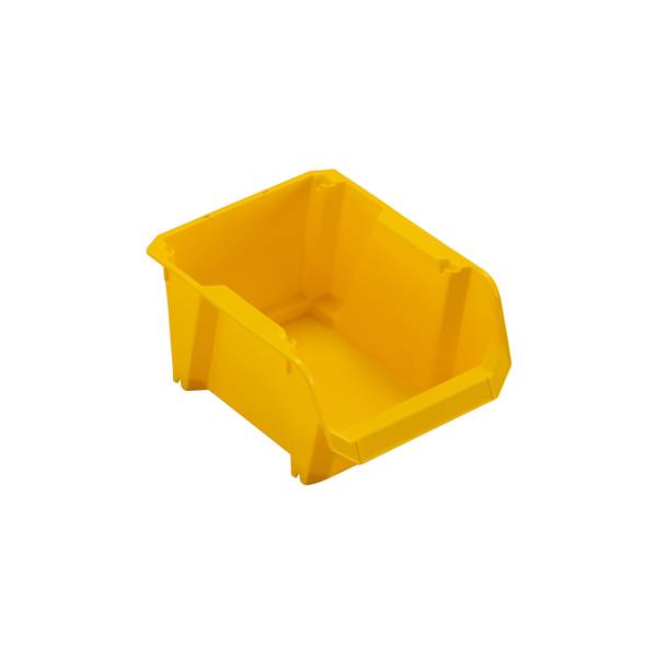 Stanley 6-1/2in. Storage Bins — 4 Bins, Yellow, Model# STST55204