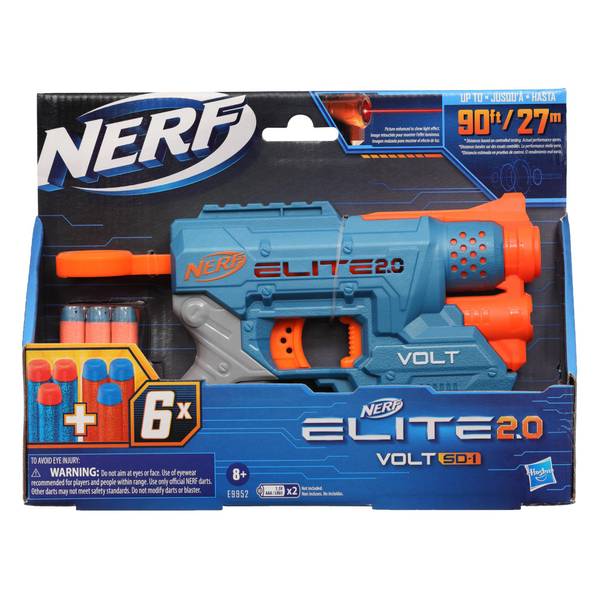 NERF Elite 2.0 Tactical Blaster Set, 3 Blasters and 20 Darts 