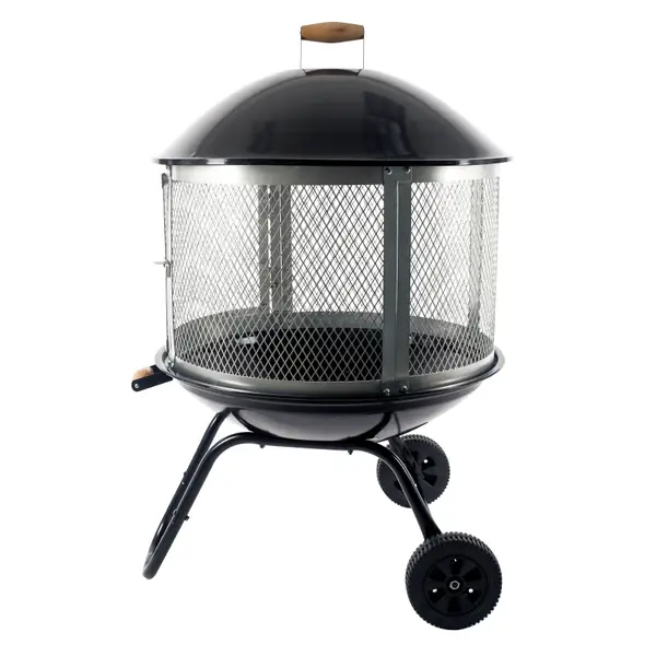 Pleasant Hearth Beacon 28 Fire Pit With Wheels Ofw452r 1 Blain S Farm Fleet