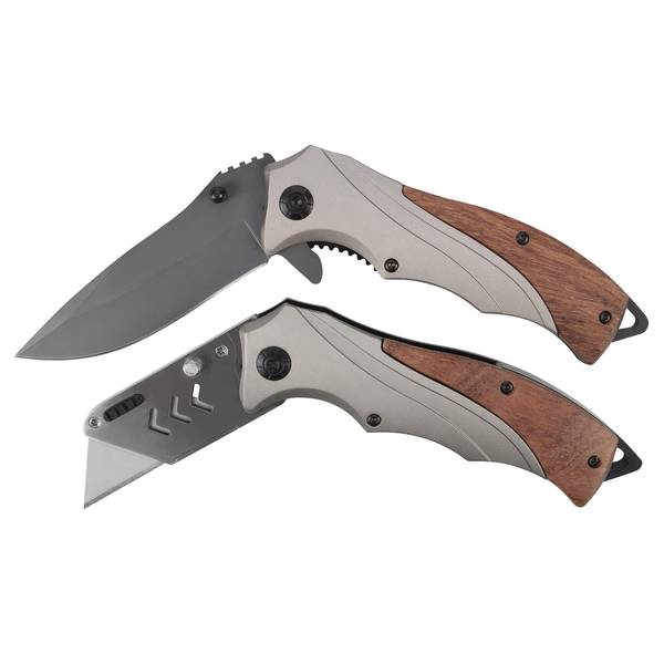 2-Piece Hardwood Handle Knife Set