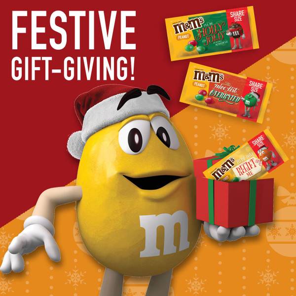 M&M's 3.27 oz Christmas Peanut Share Size - 357872 | Blain's Farm