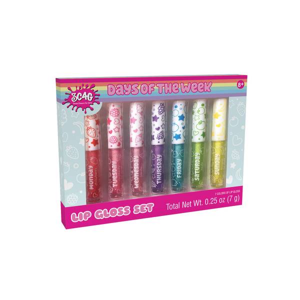 3C4G 7 Days Glitter Lip Gloss Set - 32365 | Blain's Farm & Fleet