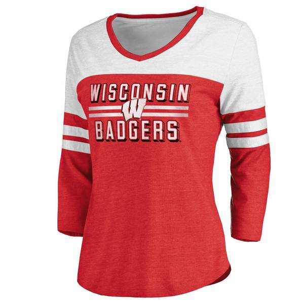 NCAA WISCONSIN BADGERS WOMENS LONG SLEEVE SHIRT SIZE SMALL NEW 