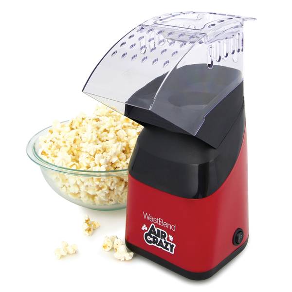 West Bend Stir Crazy Movie Theater Popcorn Popper, Gourmet Popcorn Maker  Machine