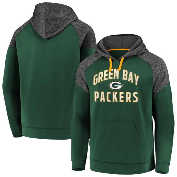 NFL Men's Long Sleeve Green Bay Packers Pullover Fleece Hoodie - DZ09 ...