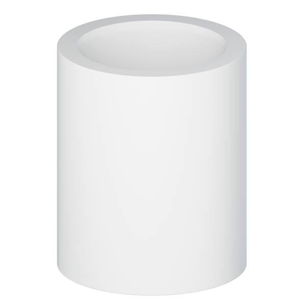 Photo of 1" PVC Pressure Pipe Coupling