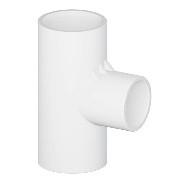 Photo of 1"x1"x3/4" Reducing Female Tee