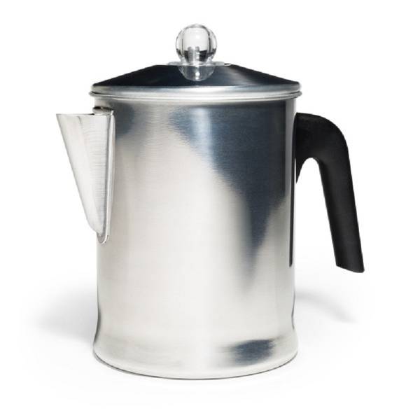 Imusa Aluminum Silver 9 Cup Coffeemaker with Cool Touch Handle