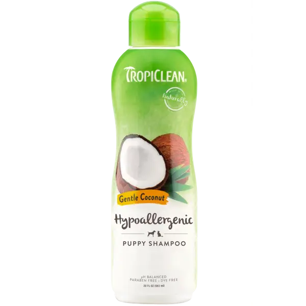 gentle coconut puppy shampoo