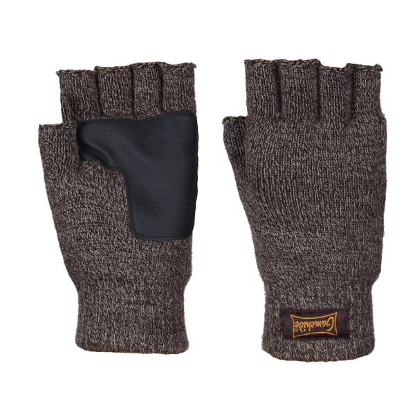 Gamehide Fingerless Knit Glove Brown Camo / Os