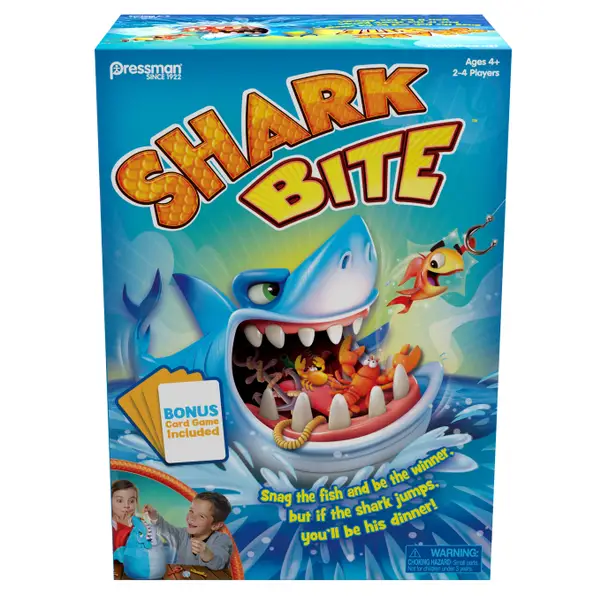 Pressman Shark Bite Fishing Game w/ 4 Goliath Multiplayer Games for Age 4  and Up, 1 Piece - Kroger