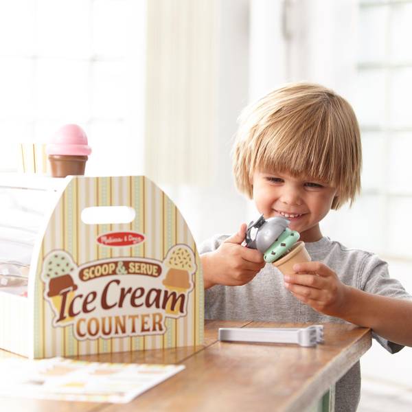 Melissa & doug ice cream scoop set on sale