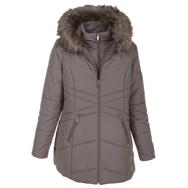 women's bubble jacket with hood