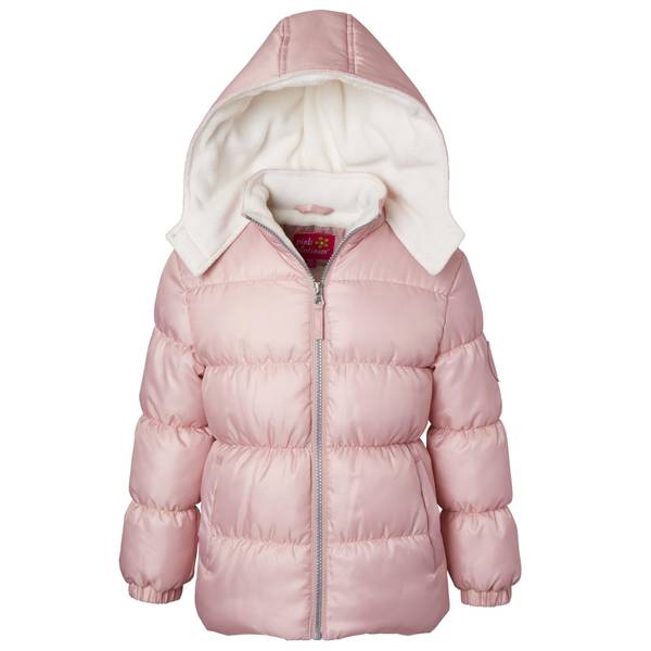 Pink Platinum Girl's Ripstop Puffer Jacket - PP954048-BLS-10/12 | Blain ...