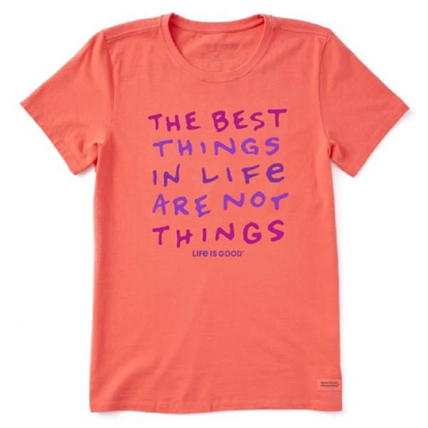 Life Is Good Women's Short Sleeve Best Things in Life