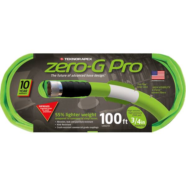Teknor Apex 4300-100 Zero-G Pro Hose, 3/4 x 100