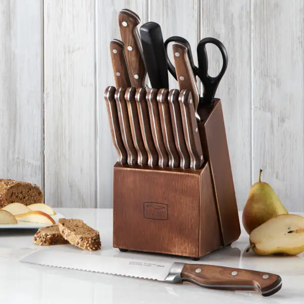 Chicago Cutlery Walnut Tradition 3-Piece Kitchen Knife Set - Blade HQ